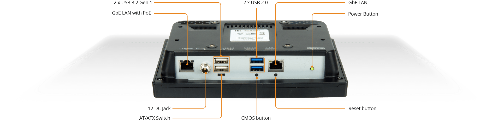 AFL3-W07A-AL industrial panel pc Integrated integrated I/O