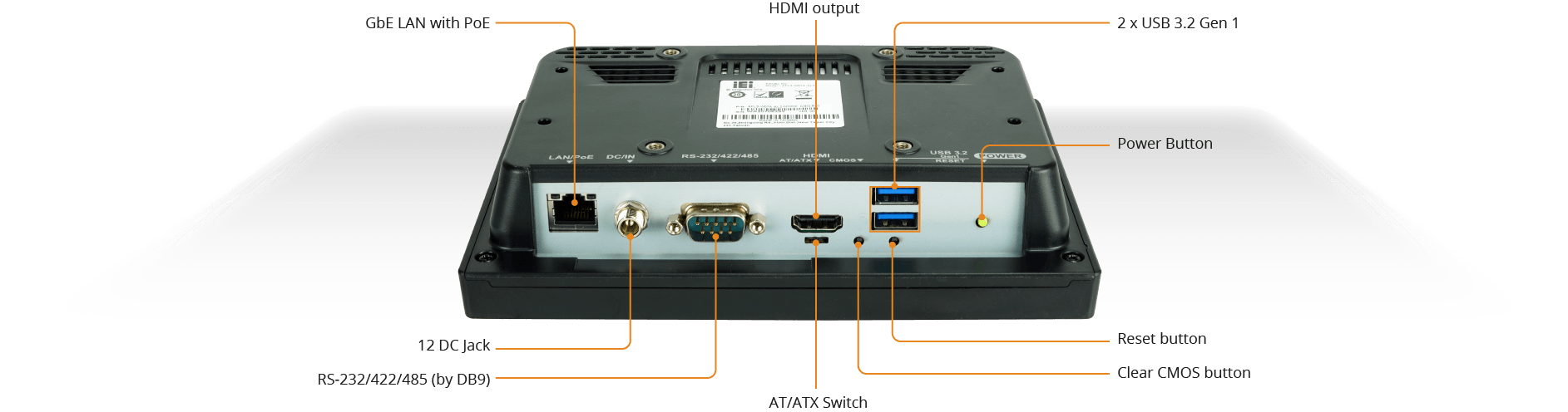 AFL3-W07A-AL2 industrial panel pc Integrated integrated I/O