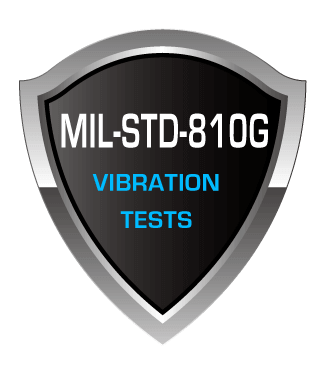 verification mark of MIL-STD-810G vibration test