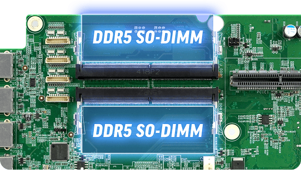 DDR5 SO-DIMM slots