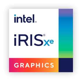 The integrated GPU based on Intel® Iris® Xe architecture