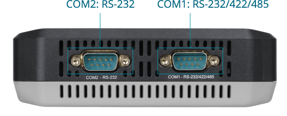 IO panel 3 with two com ports 