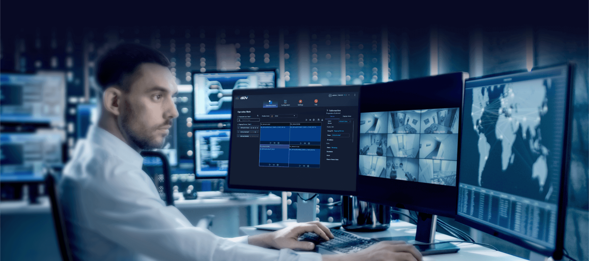 iSDV Control Center can run in different platforms