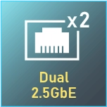 dual 2.5GbE rj45 icon