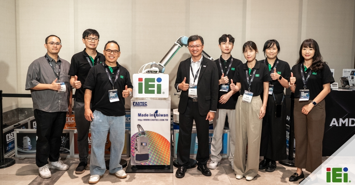 從 Edge AI 到 Physical AI：威強電於 AMD 嵌入式高峰會展現智慧機器人實機應用