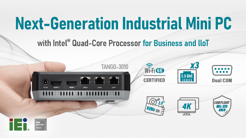 IEI Reveals Next-generation Industrial Mini PC for Business and 